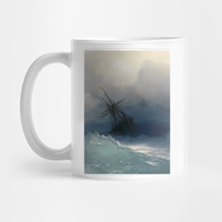 Ivan Ayvazovsky - Ship On Stormy Seas Mug